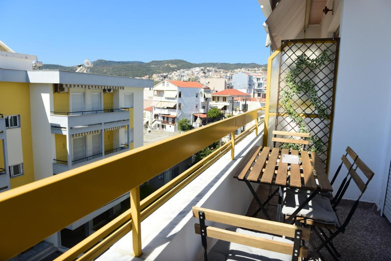 Urban Kalamitsa Beach Appartment Kavala Esterno foto